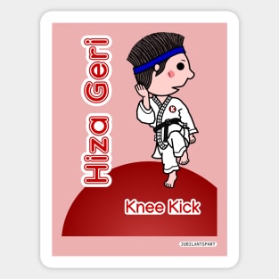 Knee Kick Sensei Sticker